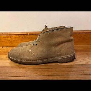 Clarks Original Desert Boot Tan/Wheat Suede Size 11 US Mens (NO BOX)